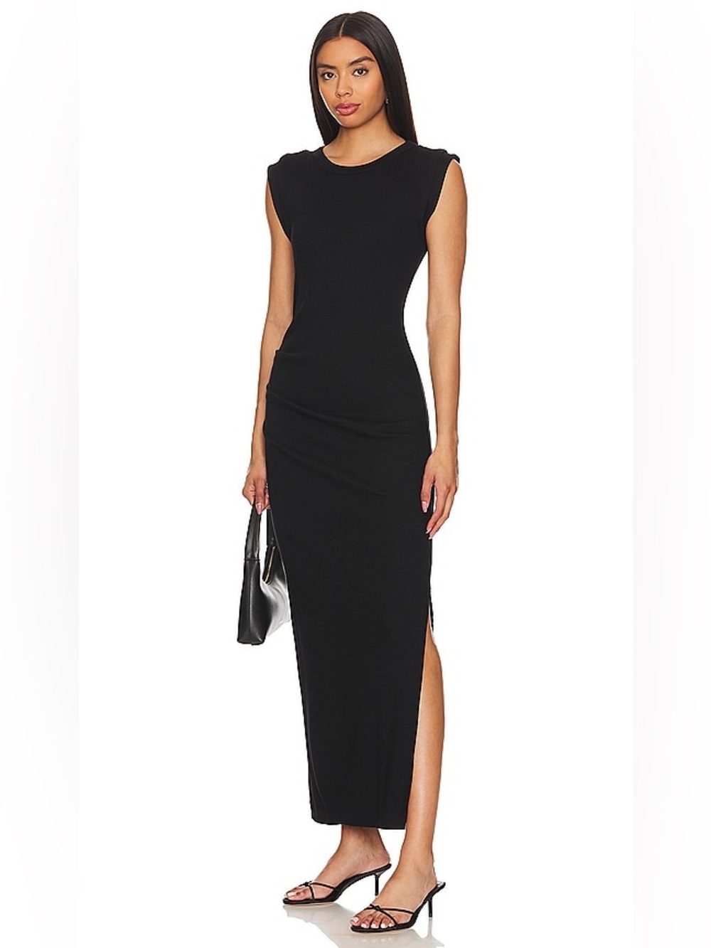 Michael Stars x Anthropologie Calliope Power Shoulder Maxi Dress